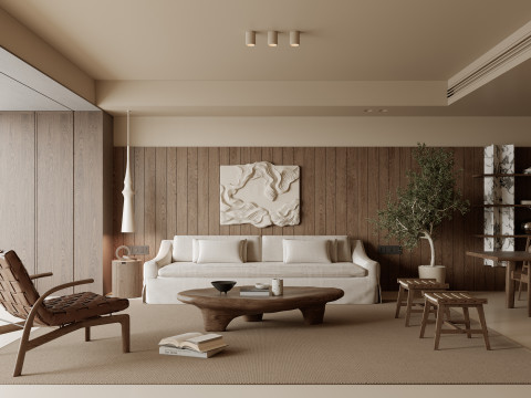 Living Room 107 3D Model