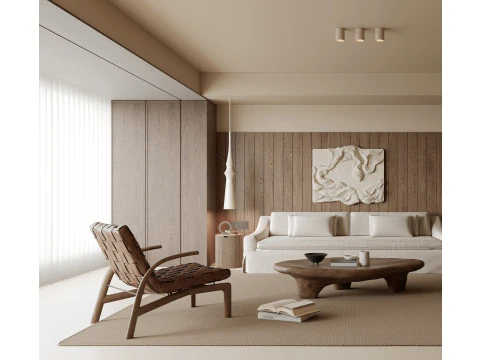 Living Room 107 3D Model