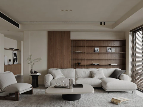 Гостиная 110 3D Модель