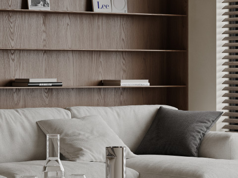 Living Room 110 3D Modell