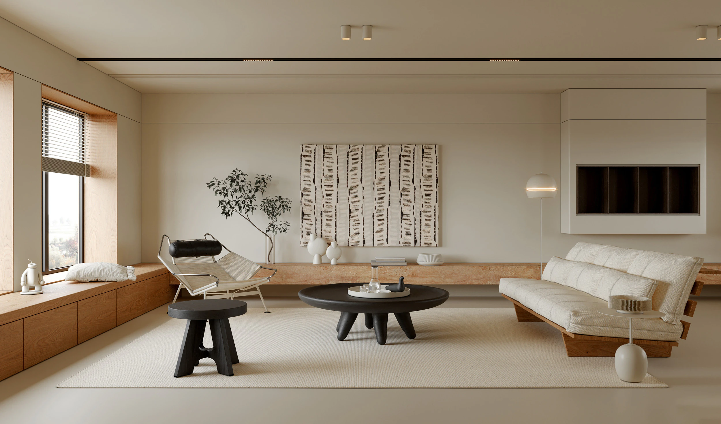 Living Room 111 3D Model .c4d .max .obj .3ds .fbx .stl .blend