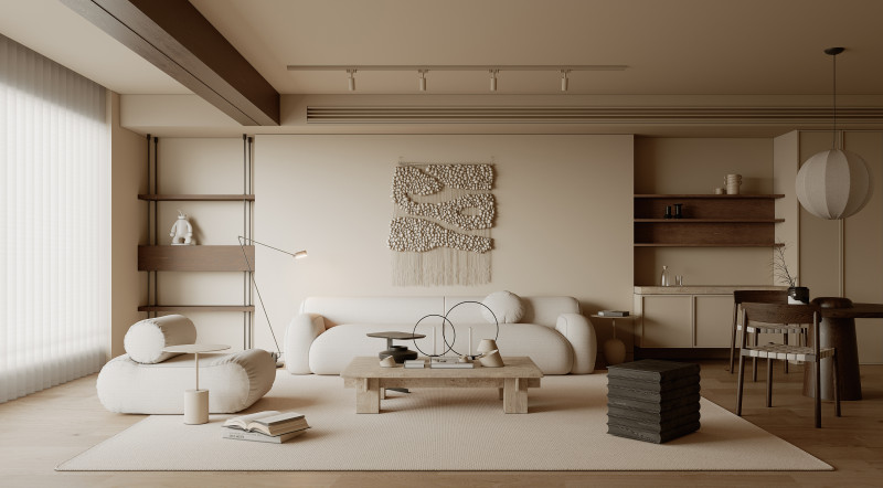 Living Room 115 Modelo 3D .c4d .max .obj .3ds .fbx .stl .blend 