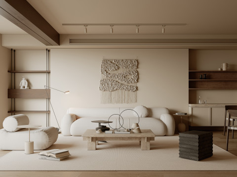 Living Room 115 3D Модель