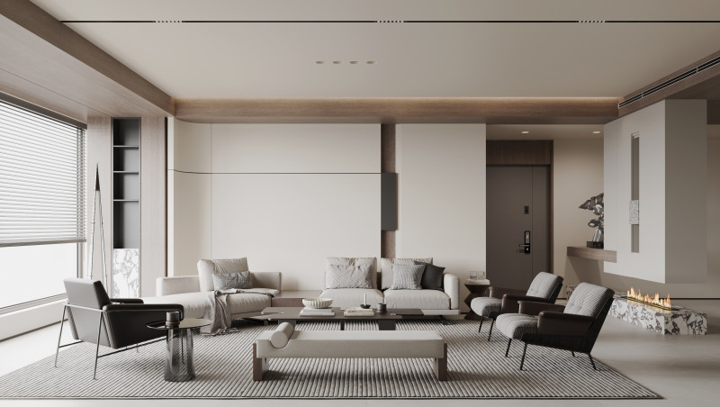 Living Room 117 3D मॉडल .c4d .max .obj .3ds .fbx .stl .blend 