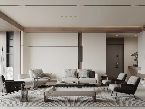 Гостиная 117 3D Модель