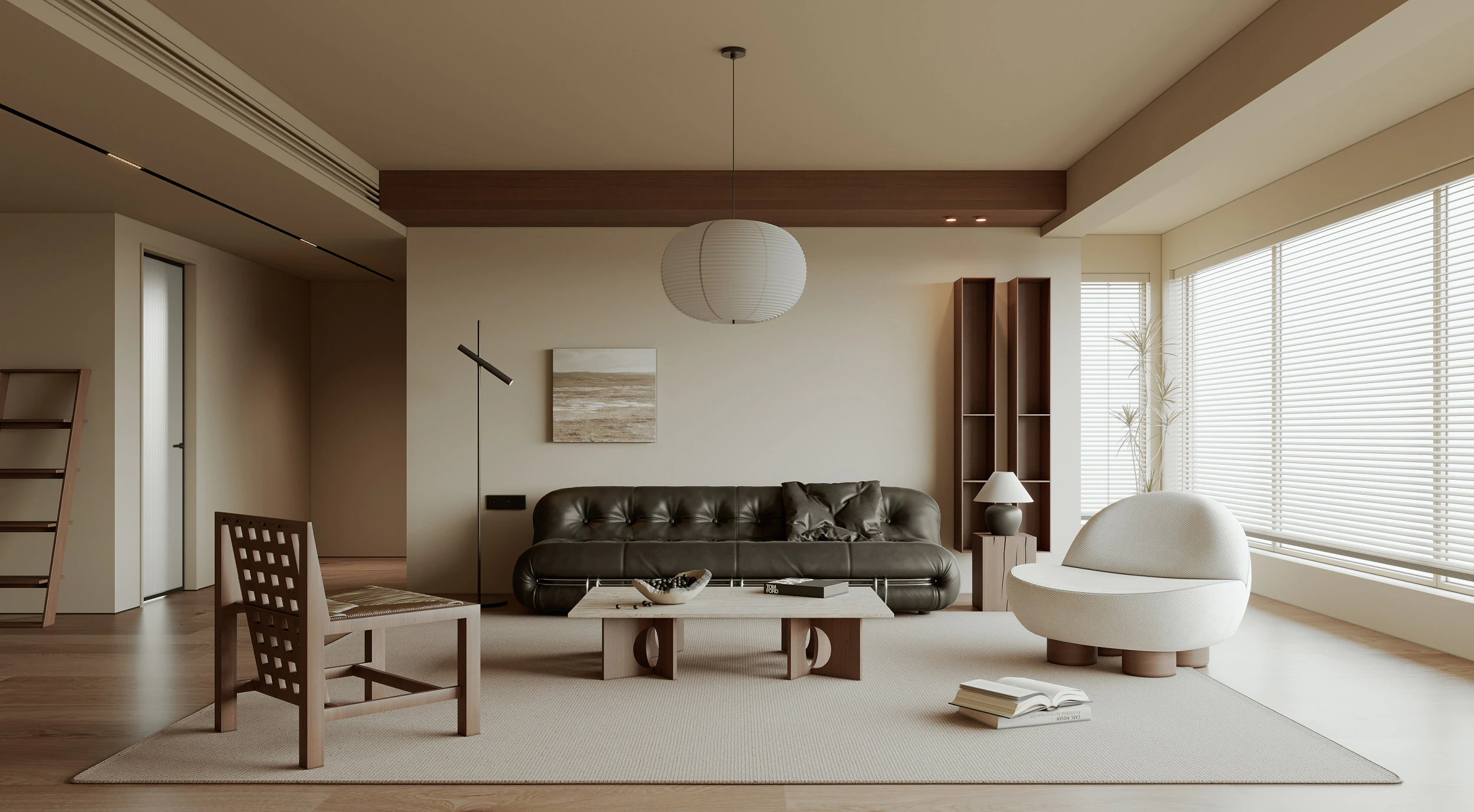 Living Room 119 3D Model .c4d .max .obj .3ds .fbx .stl .blend
