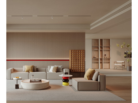 Living Room 121 3D Model