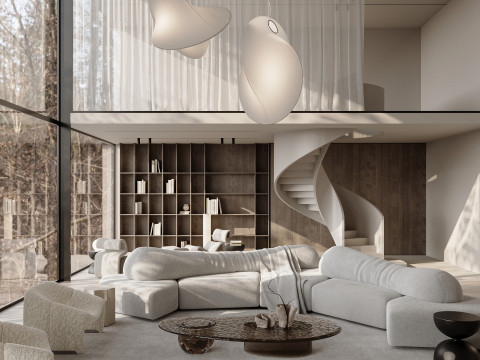 Living Room 123 3D Model