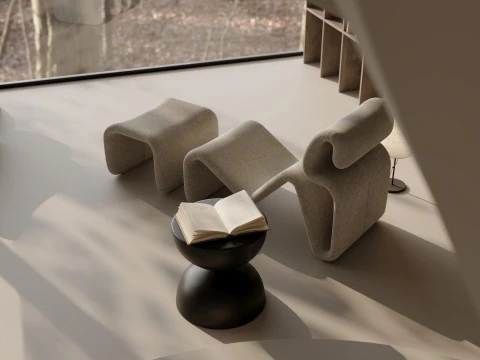 Living Room 123 3D Model