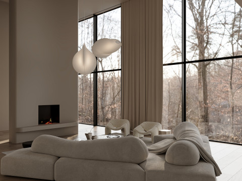 Living Room 123 3D Model