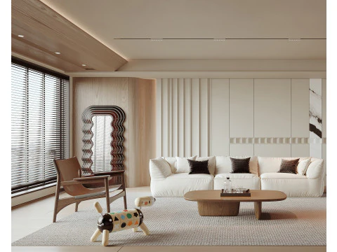 Living Room 125 3D Model