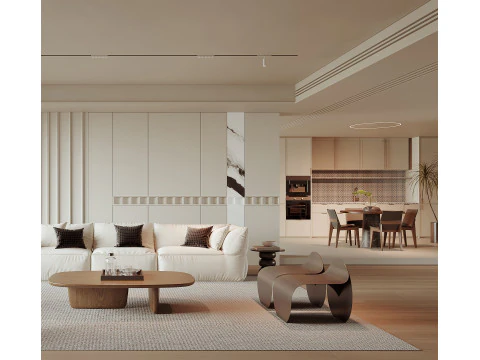 Living Room 125 3D Model