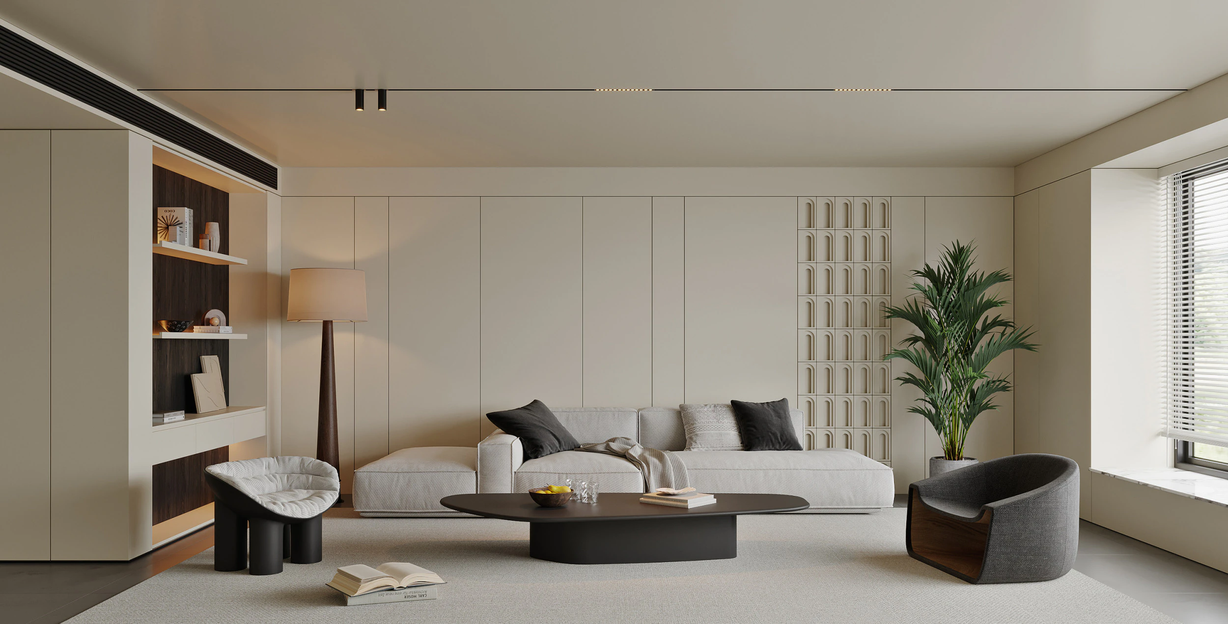 Living Room 126 3D Model .c4d .max .obj .3ds .fbx .stl .blend 