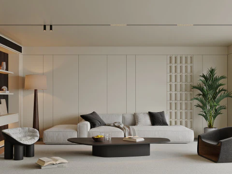 リビングルーム 126 3Dモデル