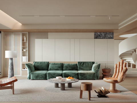 Living Room 127 3D 模型