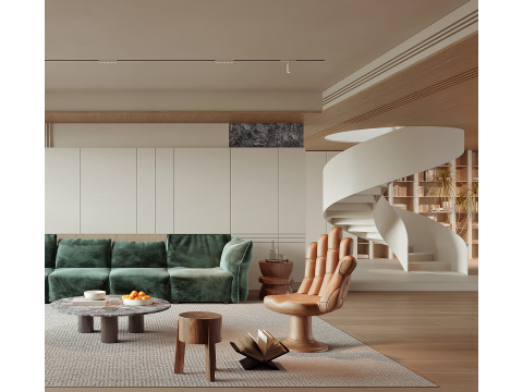 Living Room 127 3D Model
