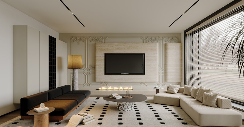 Living Room 128 Modelo 3D .c4d .max .obj .3ds .fbx .stl .blend 