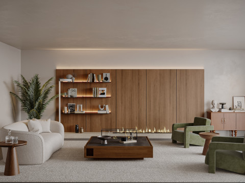 Living Room 130 3D-Modell