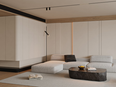 Living Room 132 Model 3D