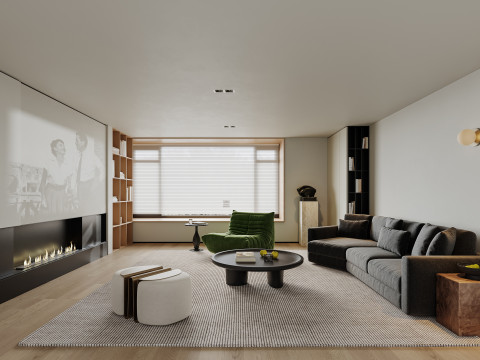 Living Room 134 3D Model