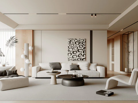 Гостиная 135 3D Модель