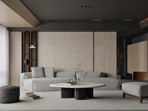 Pok&oacute;j dzienny 136 Model 3D