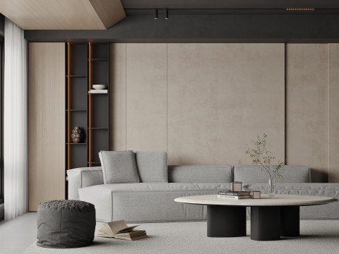 Living Room 136 3D Model