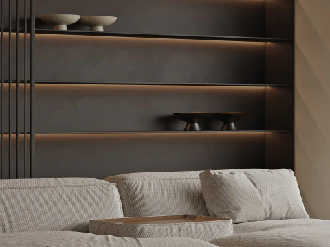Living Room 137 3D Model