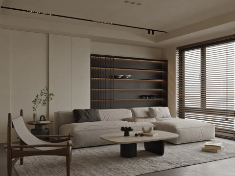 Living Room 137 3D Model