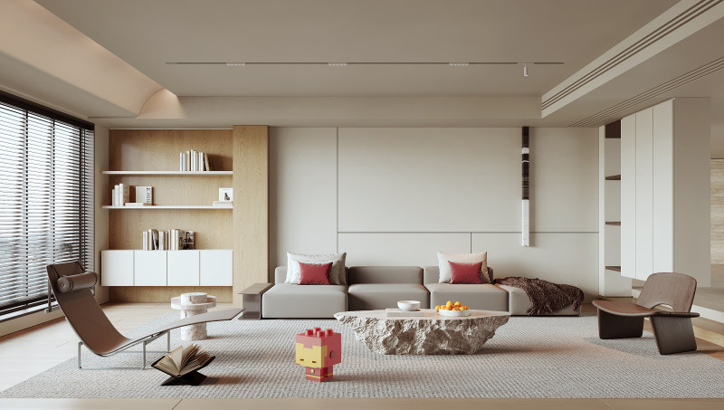 Living Room 140 3D Модель .c4d .max .obj .3ds .fbx .stl .blend 