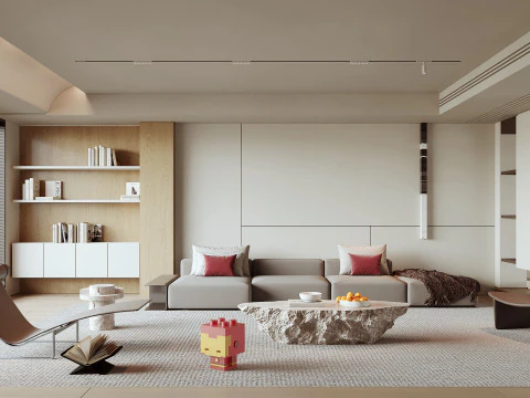 Гостиная 140 3D Модель