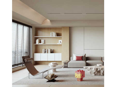 Living Room 140 3D Модель