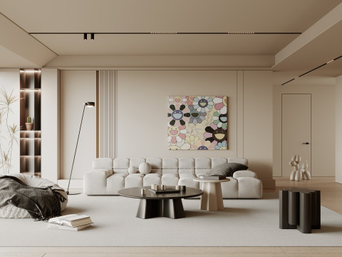 Living Room 141 3D मॉडल