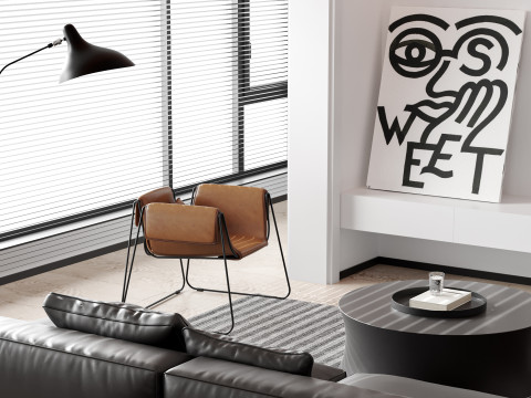 Living room 143 Model 3D