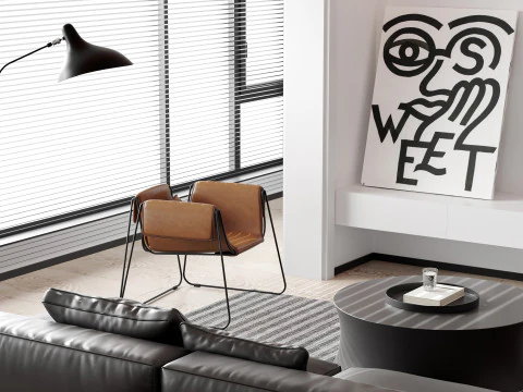 Living room 143 3D Model