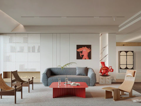 Salon 147 Modèle 3D