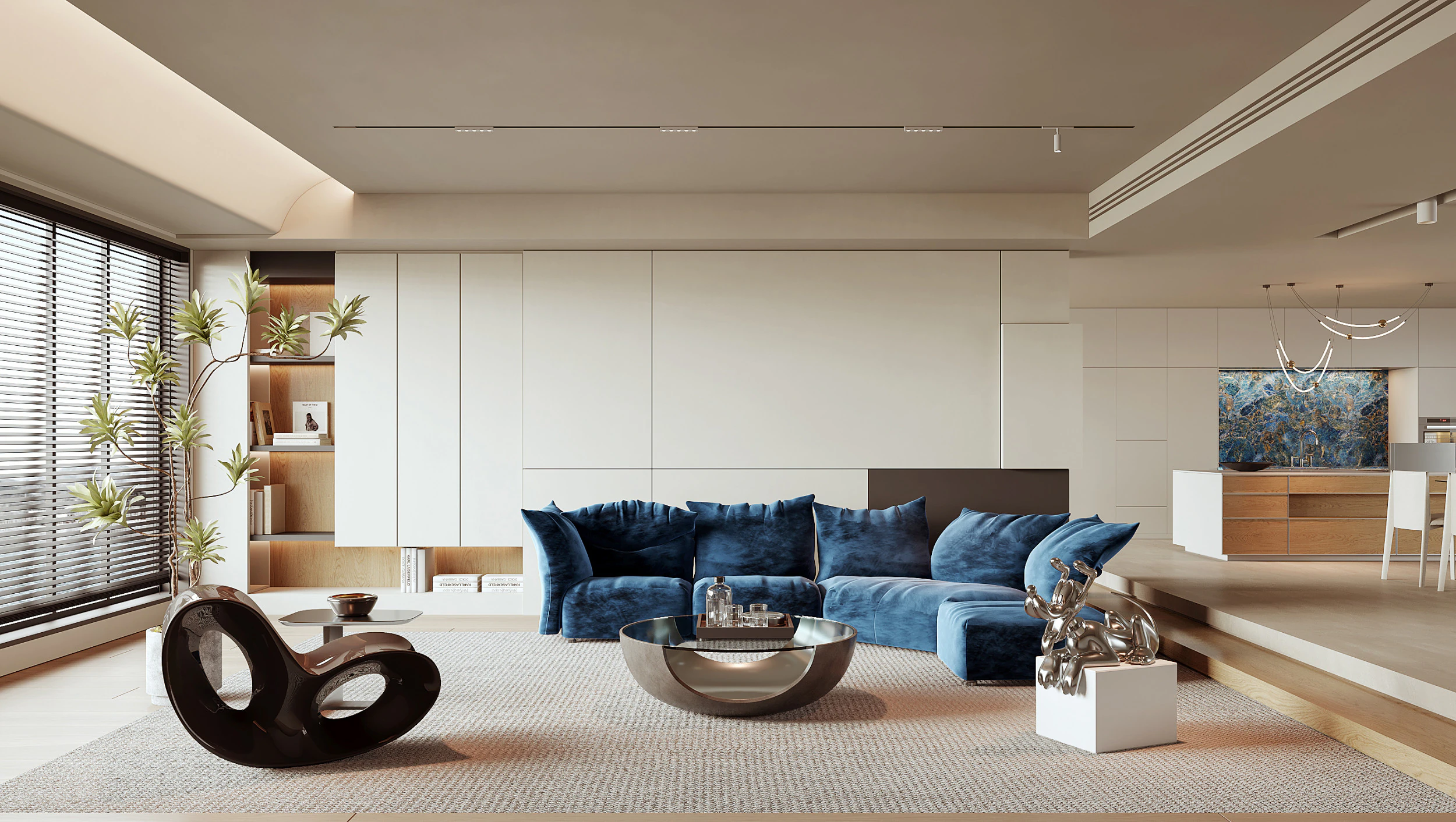 Living room 148 3D Model .c4d .max .obj .3ds .fbx .stl .blend 