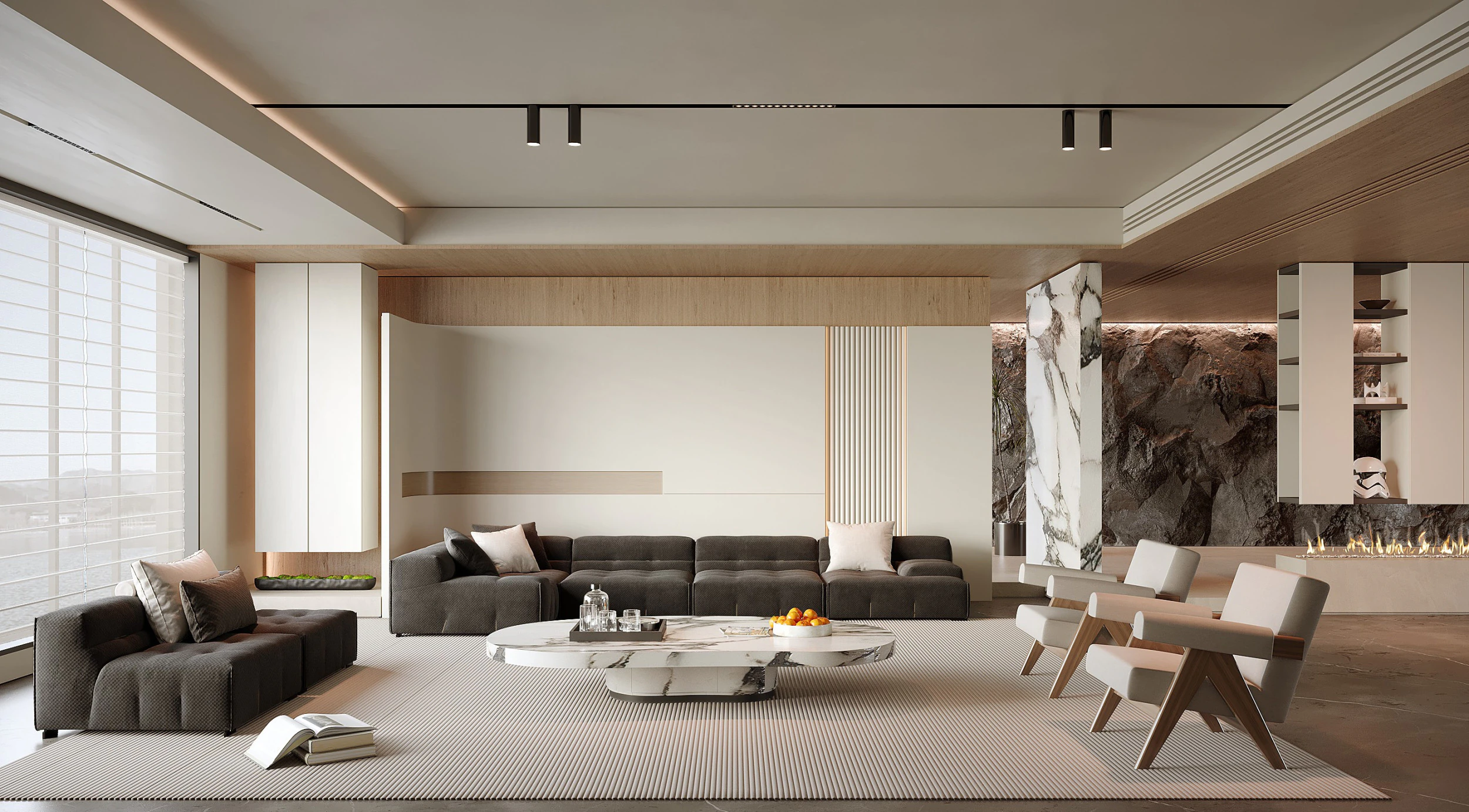 Living room 150 3D Model .c4d .max .obj .3ds .fbx .stl .blend