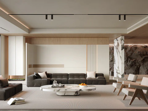 Вітальня 150 3D Модель