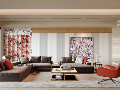 Living room 151 3D Model