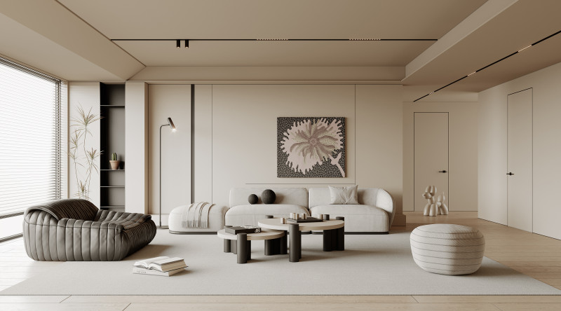 Living room 153 Model 3D .c4d .max .obj .3ds .fbx .stl .blend 