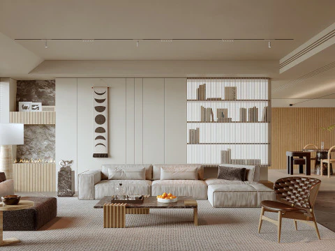 Гостиная 154 3D Модель