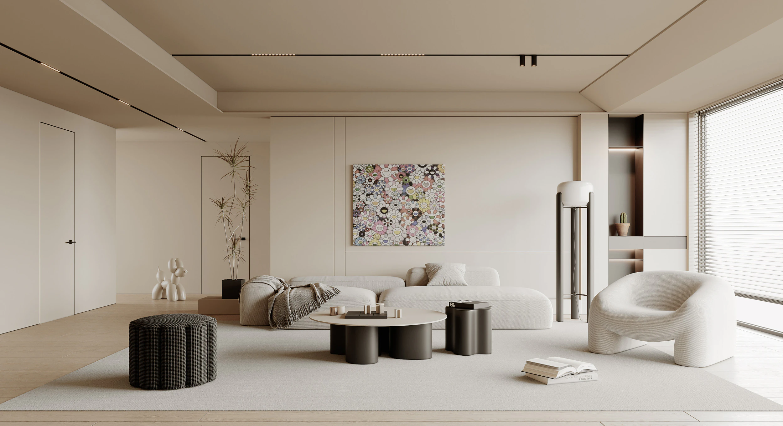 Living room 161 3D Model .c4d .max .obj .3ds .fbx .stl .blend