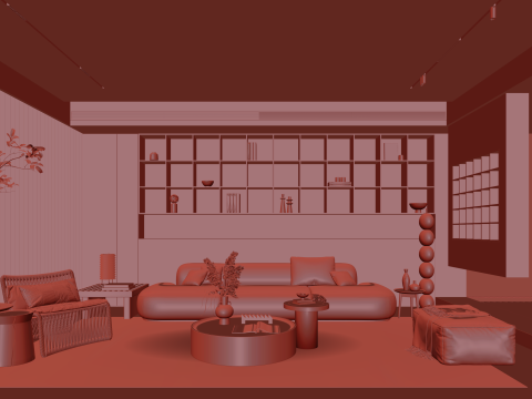 Living room 162 3D Модель