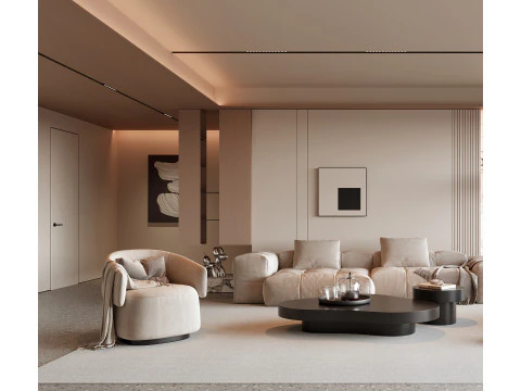 Living room 166 3D Model