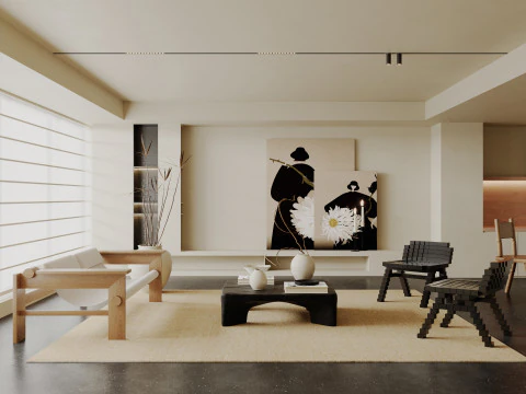 Pok&oacute;j dzienny 170 Model 3D