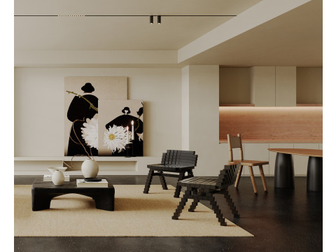 Living room 170 3D Модель