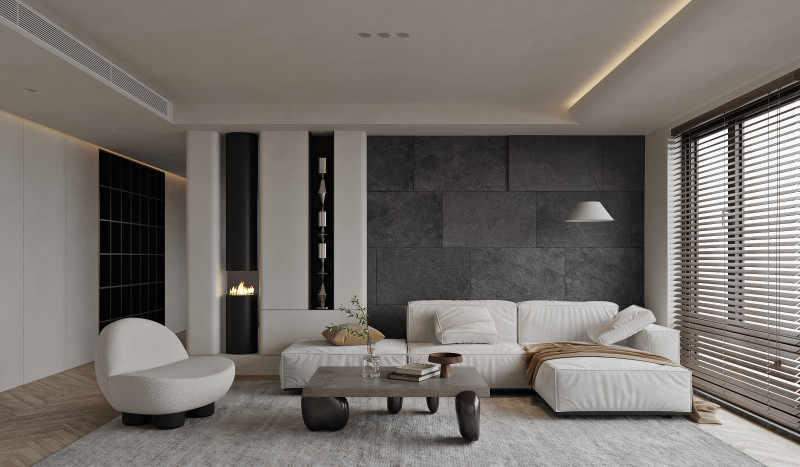 Living room 173 3D Модель .c4d .max .obj .3ds .fbx .stl .blend 