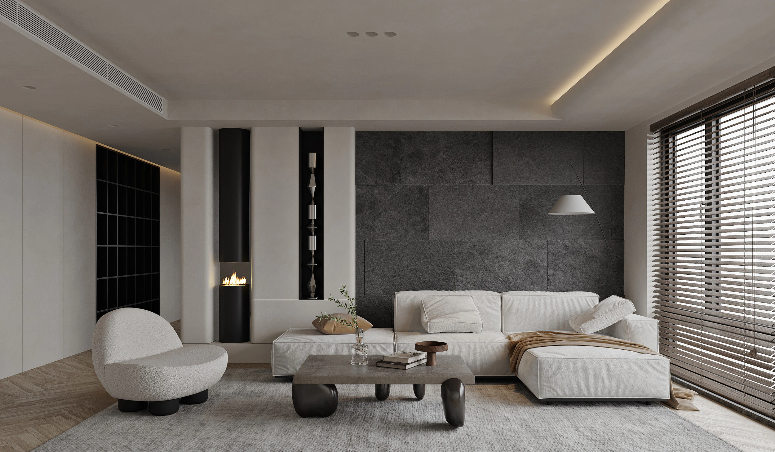 Living room 173 3D Model .c4d .max .obj .3ds .fbx .stl .blend 
