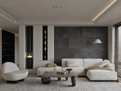 リビングルーム 173 3Dモデル